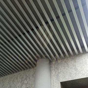 Реечный потолок Бард Серебро металлик 0205