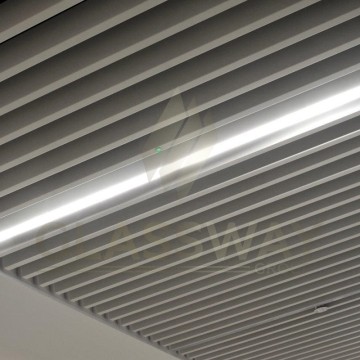 Реечный потолок Бард Униформ панель Al, 0.3, 30х160 белый матовый 0102