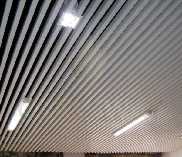 Реечный потолок Бард МультиКуб Zn, 0.5, 100х50 сигнальный белый RAL 9003