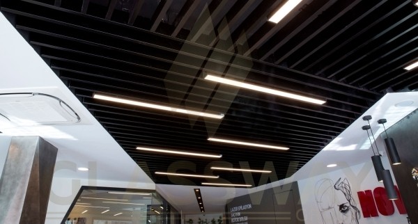 Реечный потолок Бард МультиКуб Zn, 0.5, 50х100 черный RAL 9005
