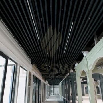 Реечный потолок Бард МультиКуб Zn, 0.5, 30х90 графит RAL 7024