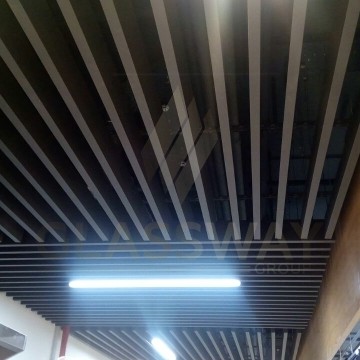 Реечный потолок Бард МультиКуб Zn, 0.5, 40х30 графит RAL 7024