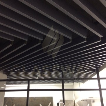 Реечный потолок Бард МультиКуб Zn, 0.5, 60х60 графит RAL 7024