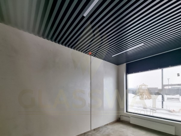 Реечный потолок Бард МультиКуб Zn, 0.5, 60х70 графит RAL 7024