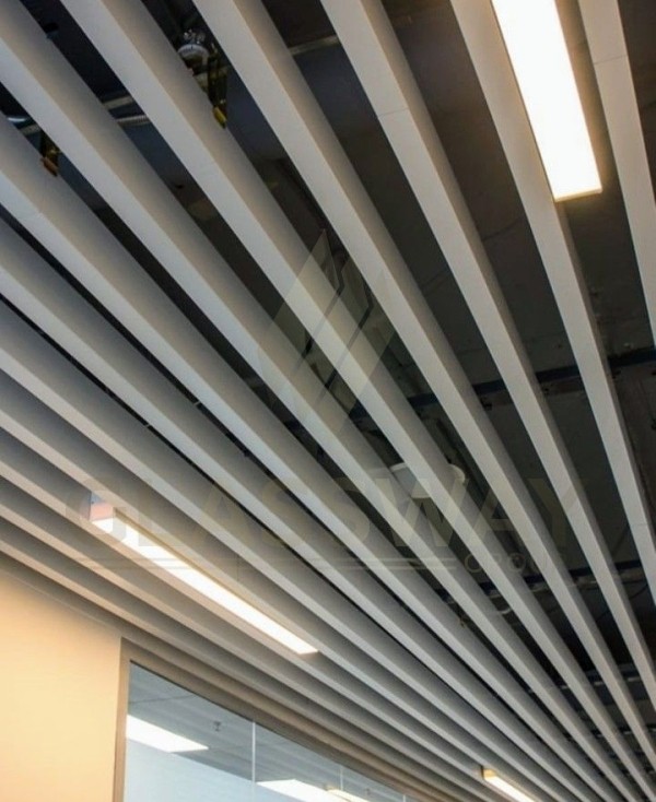 Реечный потолок Бард МультиКуб Zn, 0.5, 50х100 серо-белый RAL 9002