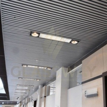 Реечный потолок Бард МультиКуб Zn, 0.5, 40х90 Бело-алюминиевый RAL 9006