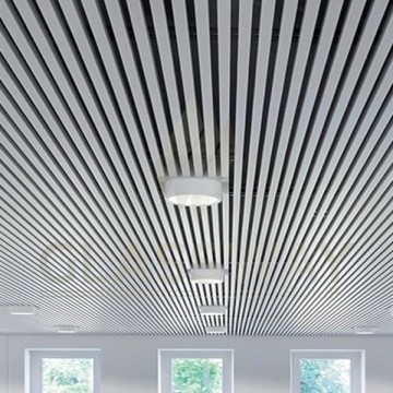 Реечный потолок Бард МультиКуб Zn, 0.5, 50х150 Бело-алюминиевый RAL 9006