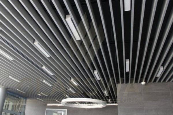Реечный потолок Бард МультиКуб Zn, 0.5, 50х80 Бело-алюминиевый RAL 9006