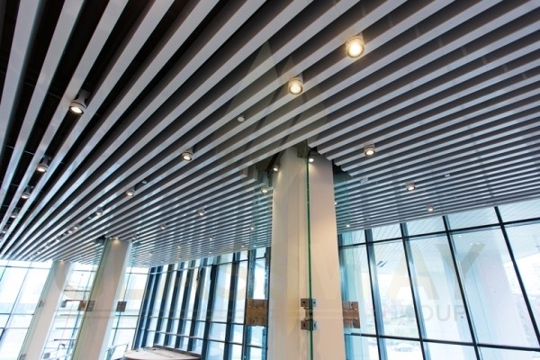 Реечный потолок Бард МультиКуб Zn, 0.5, 60х200 Бело-алюминиевый RAL 9006