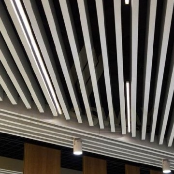 Реечный потолок Бард МультиКуб Zn, 0.5, 70х80 Бело-алюминиевый RAL 9006