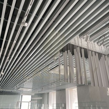 Реечный потолок Бард МультиКуб Zn, 0.5, 80х100 Бело-алюминиевый RAL 9006