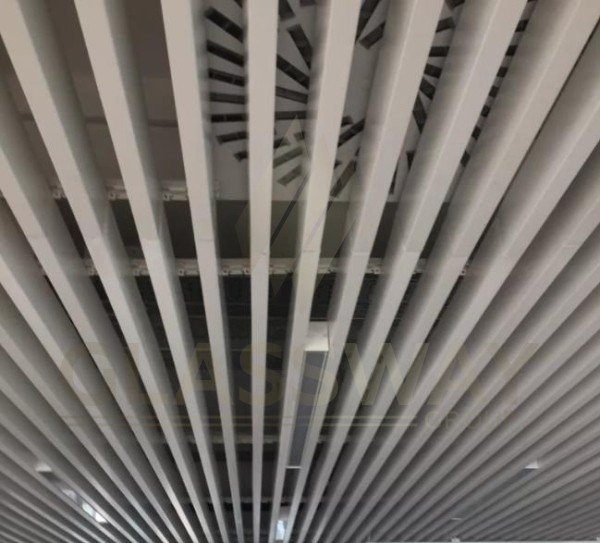 Реечный потолок Бард МультиКуб Zn, 0.5, 80х50 Бело-алюминиевый RAL 9006