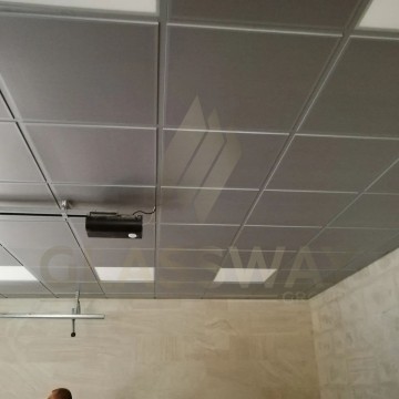 Кассетный потолок Cesal графит MClook 595х595