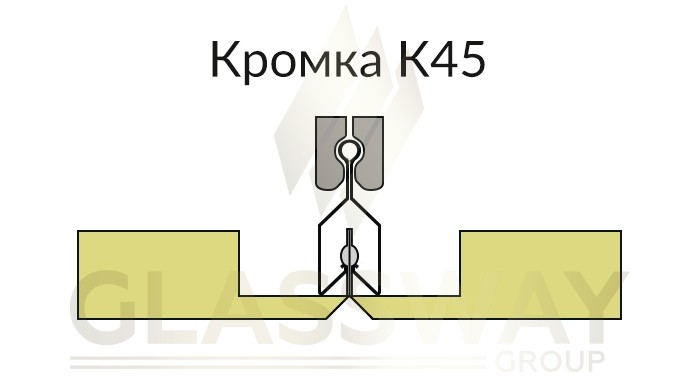 Схема крепления плиты потолка Clip In k45