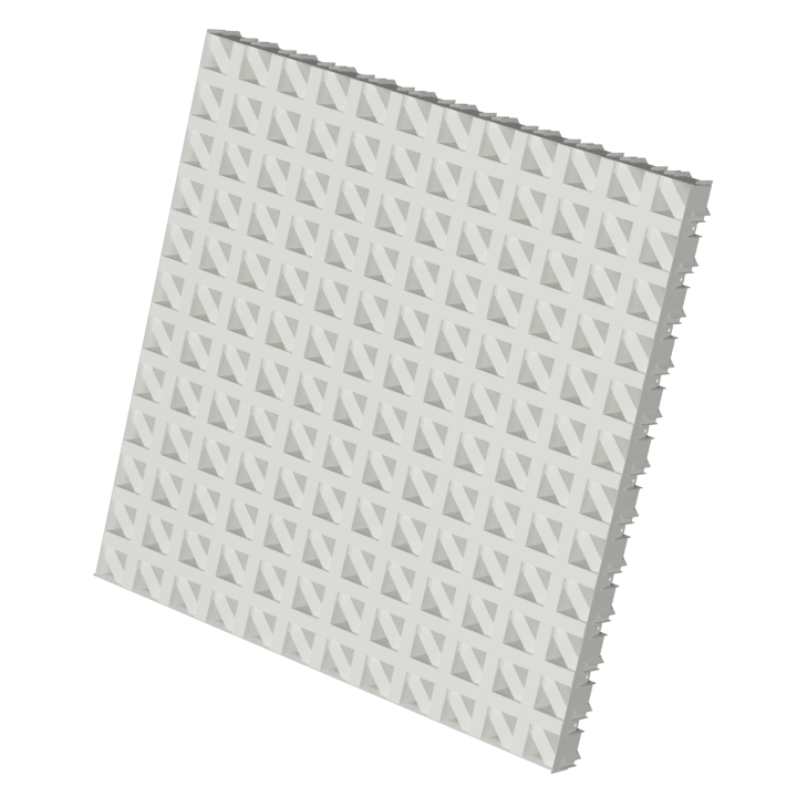 Грильято Диагональный 50х50 белый Модуль